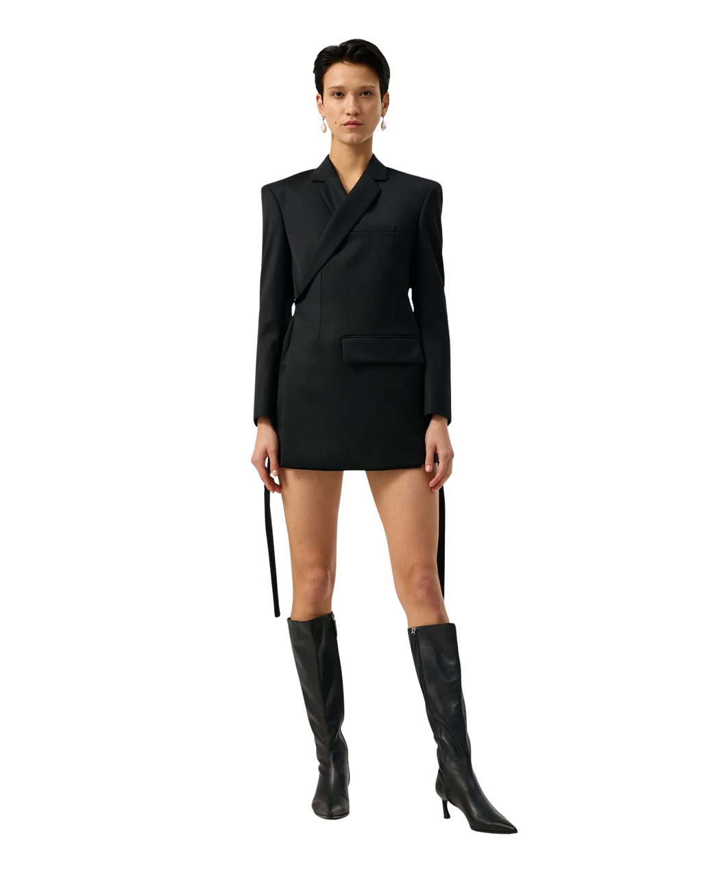 Kimhe Kim - Id Double-Breasted Blazer (Black) product image 6 | TRAB K-Fashion Australia