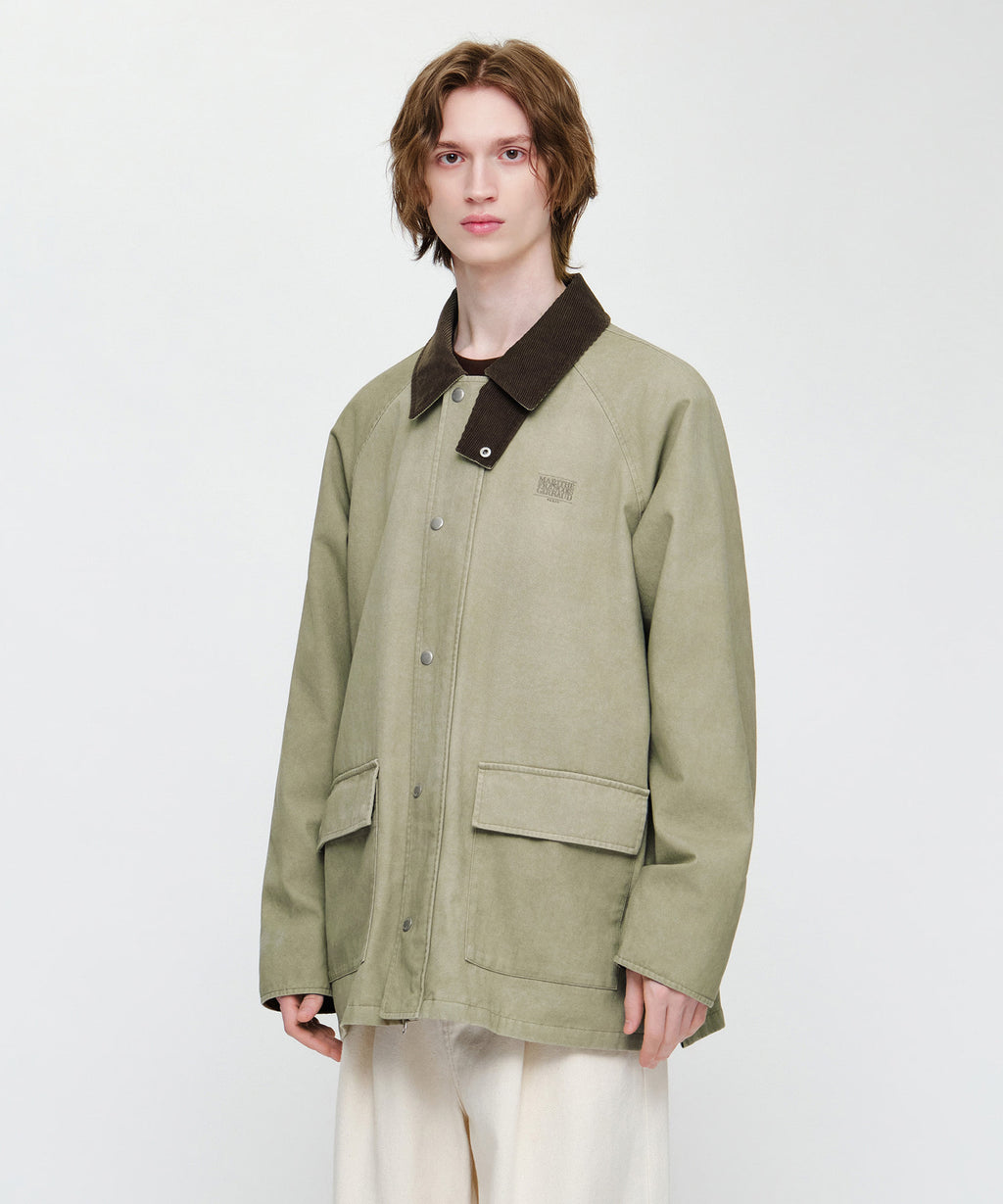 Marithe & Francois Girbaud - Cotton Work Jacket (Light Khaki) product image 1 | TRAB K-Fashion Australia