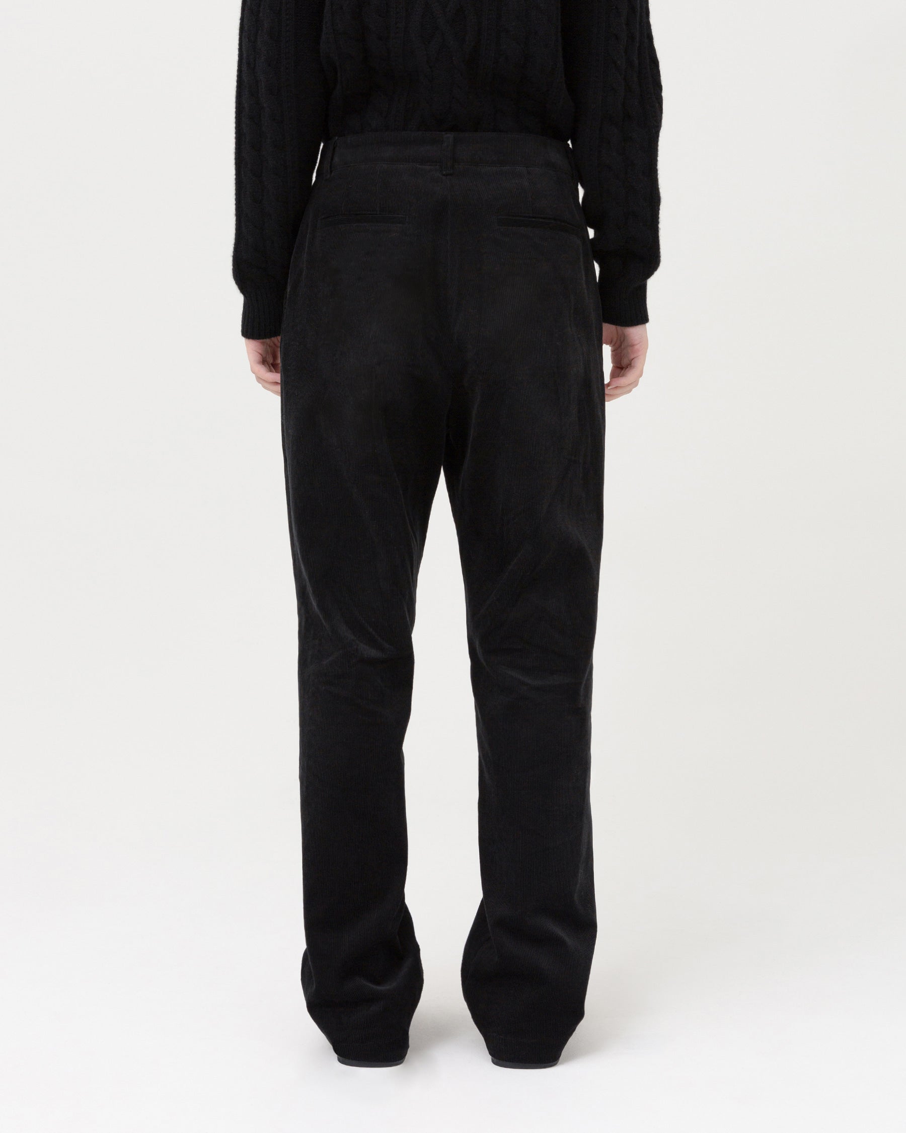 Brownyard - 24fw W Corduroy Pants (Black) product image 2 | TRAB K-Fashion Australia