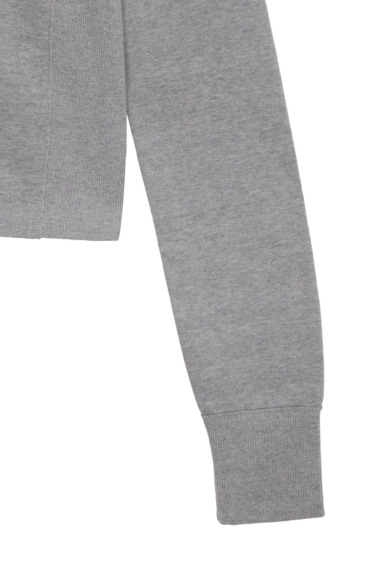 Matin Kim - Rib Point Jersey Cardigan (Grey) product image 4 | TRAB K-Fashion Australia