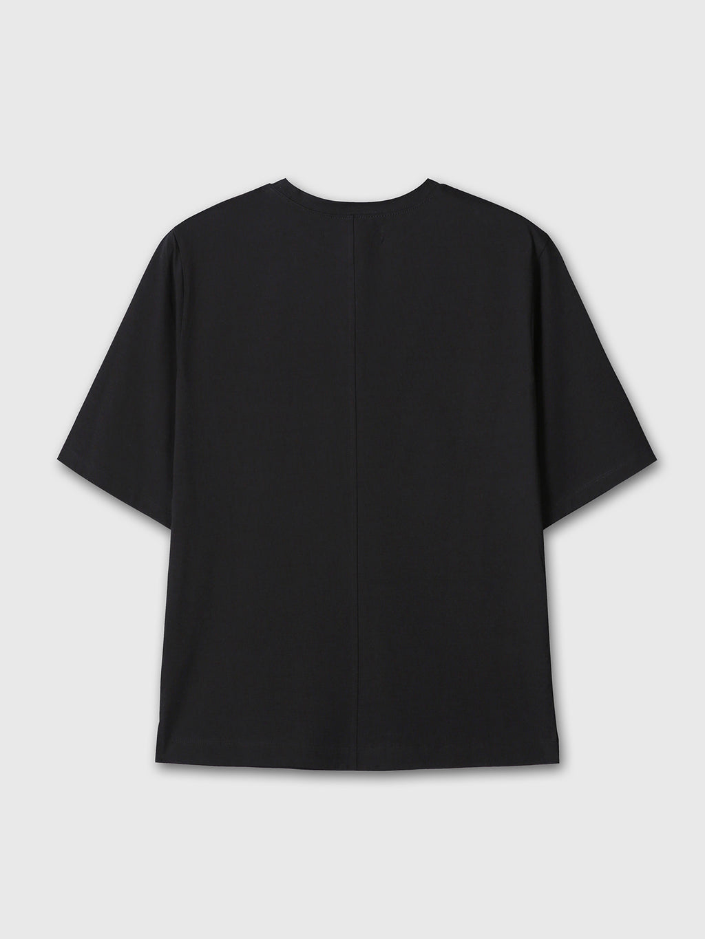 Tonywack - High-Density Relaxed Cotton T-Shirt (Black) product image 8 | TRAB K-Fashion Australia