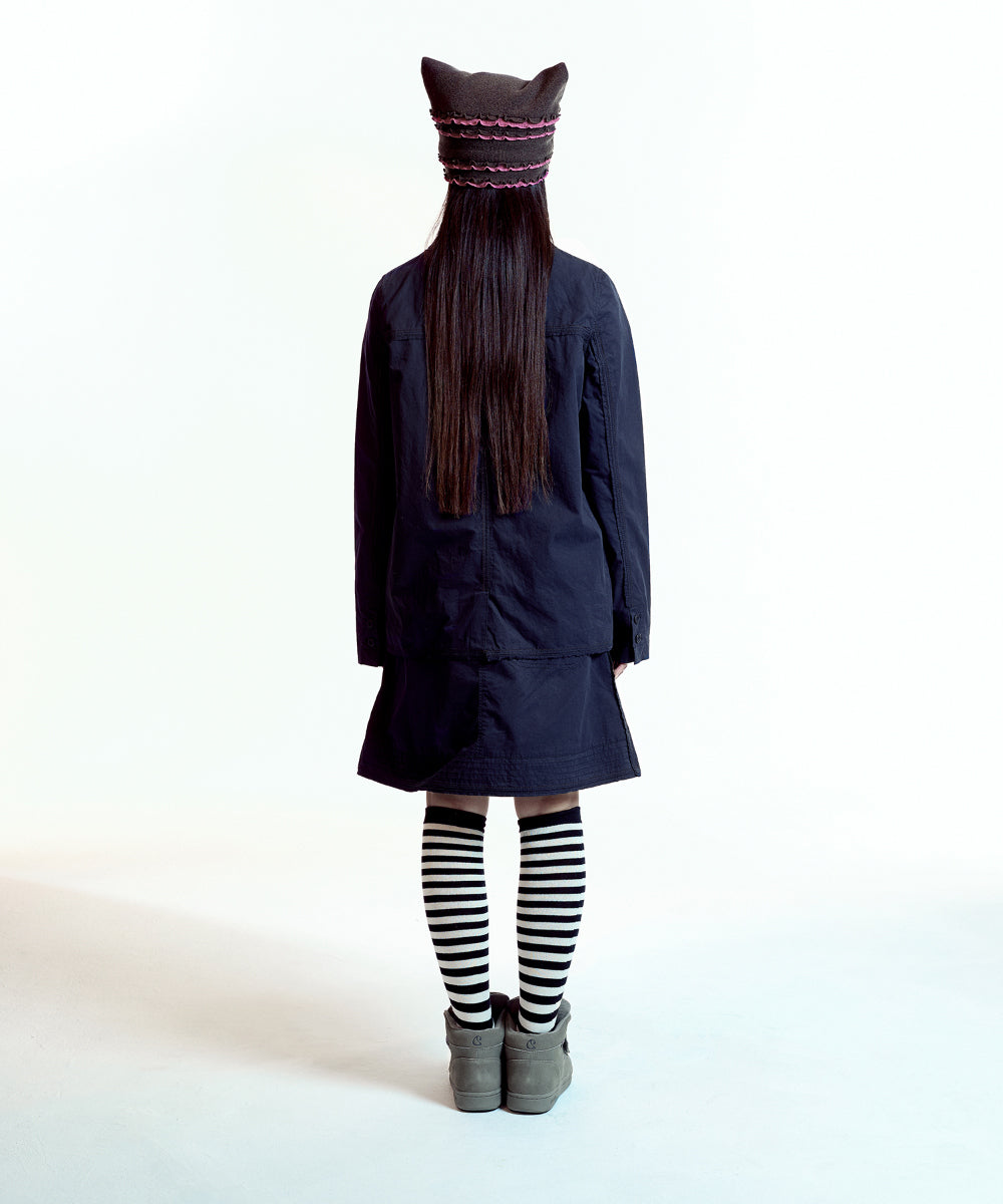 Coyseio - Raw Edge Cat Beanie (Brown) product image 9 | TRAB K-Fashion Australia