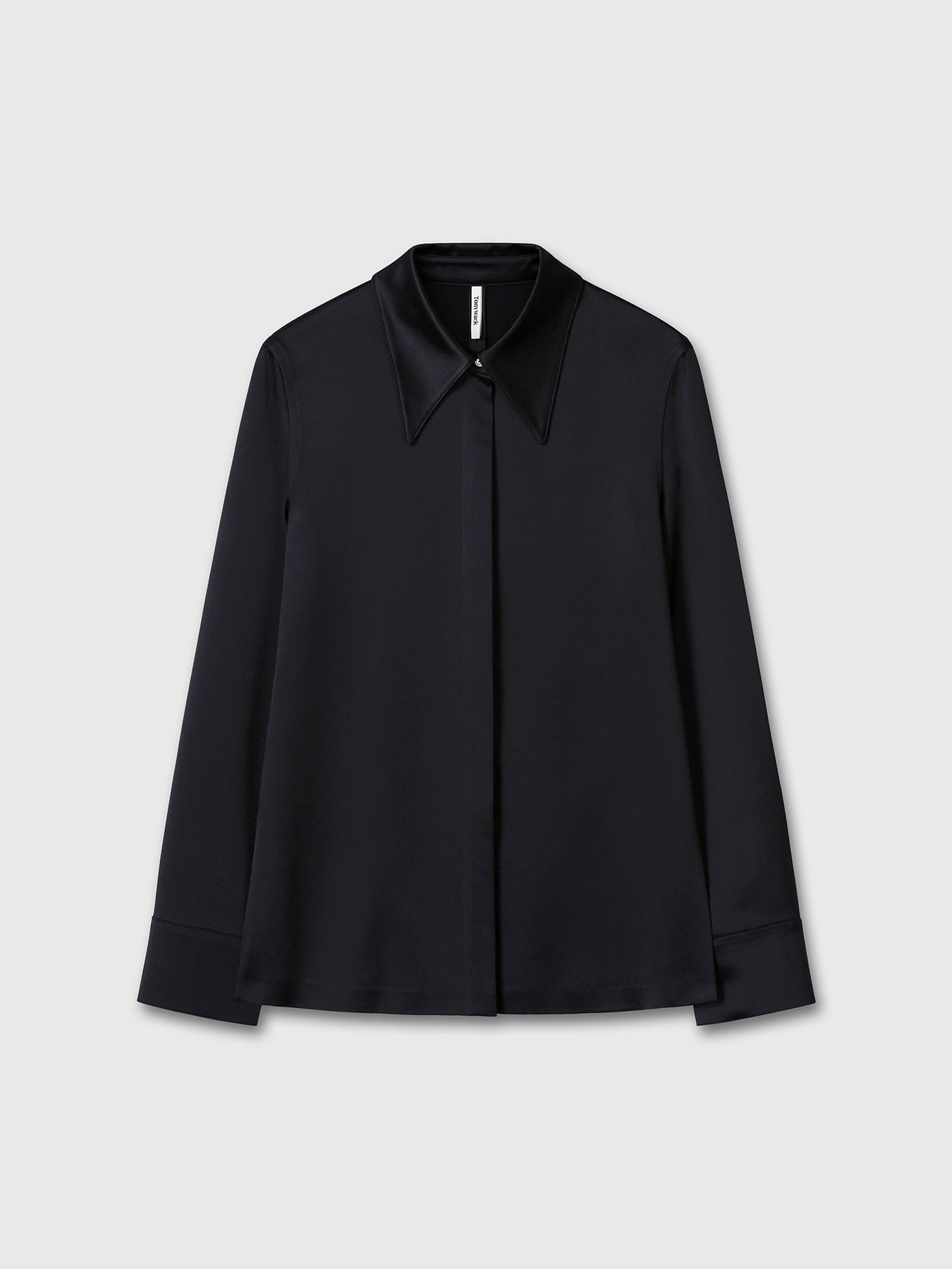 Tonywack - Pointed Collar Fitted Shirts (Black) product image 8 | TRAB K-Fashion Australia