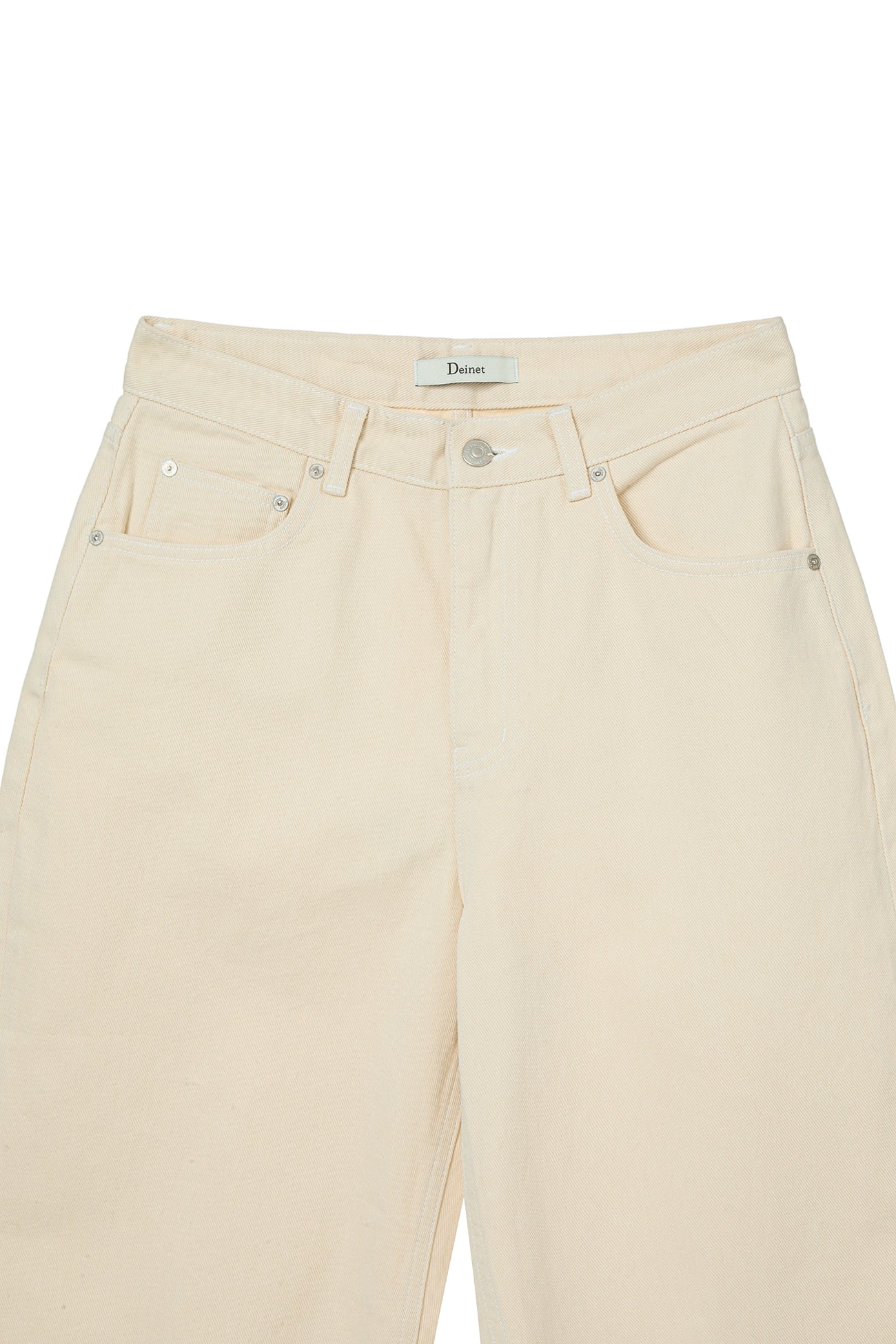 Deinet - Twill Cotton Jeans (Oatmeal) product image 11 | TRAB K-Fashion Australia