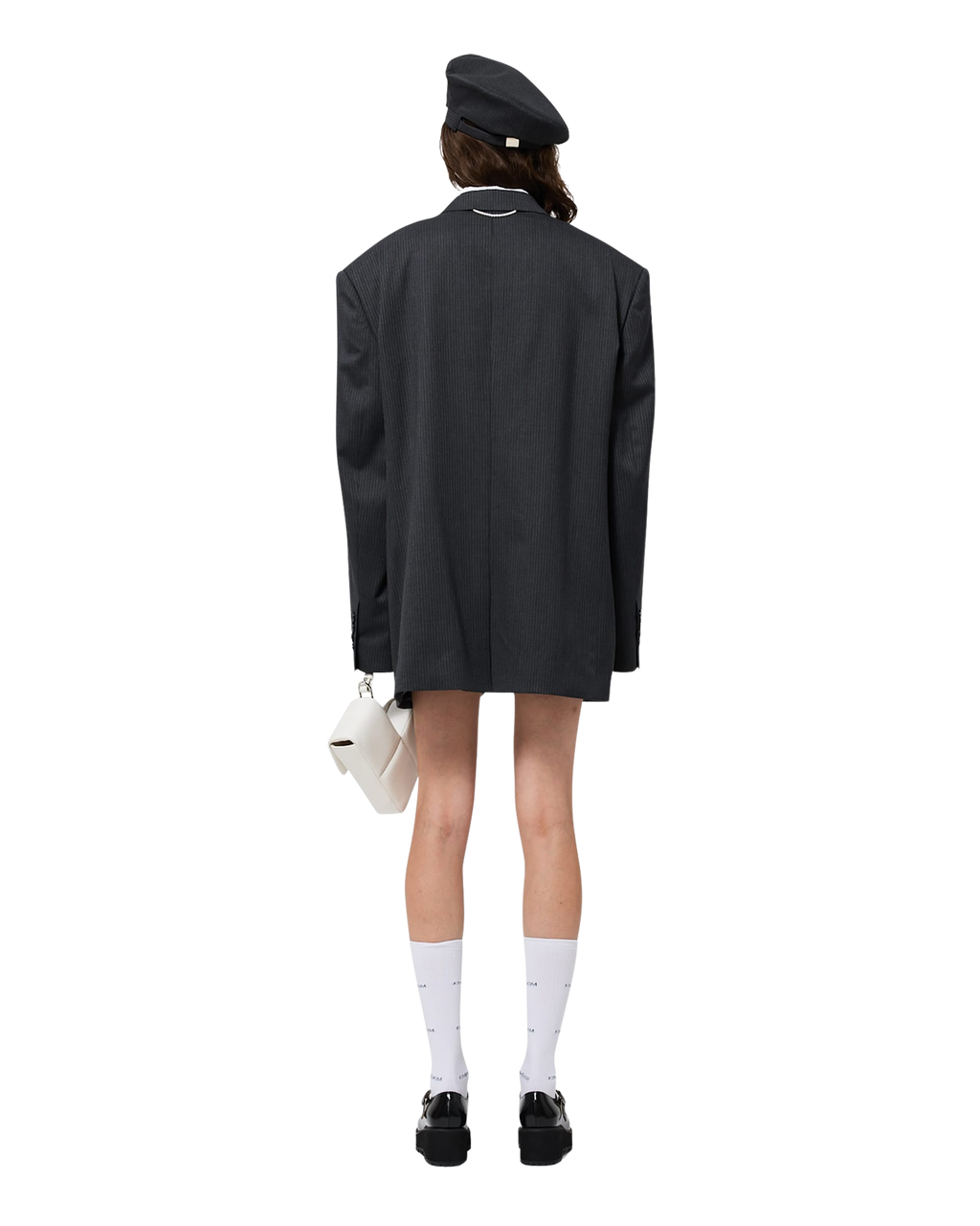 Kimhe Kim - Stripped Beret (Grey) product image 10 | TRAB K-Fashion Australia