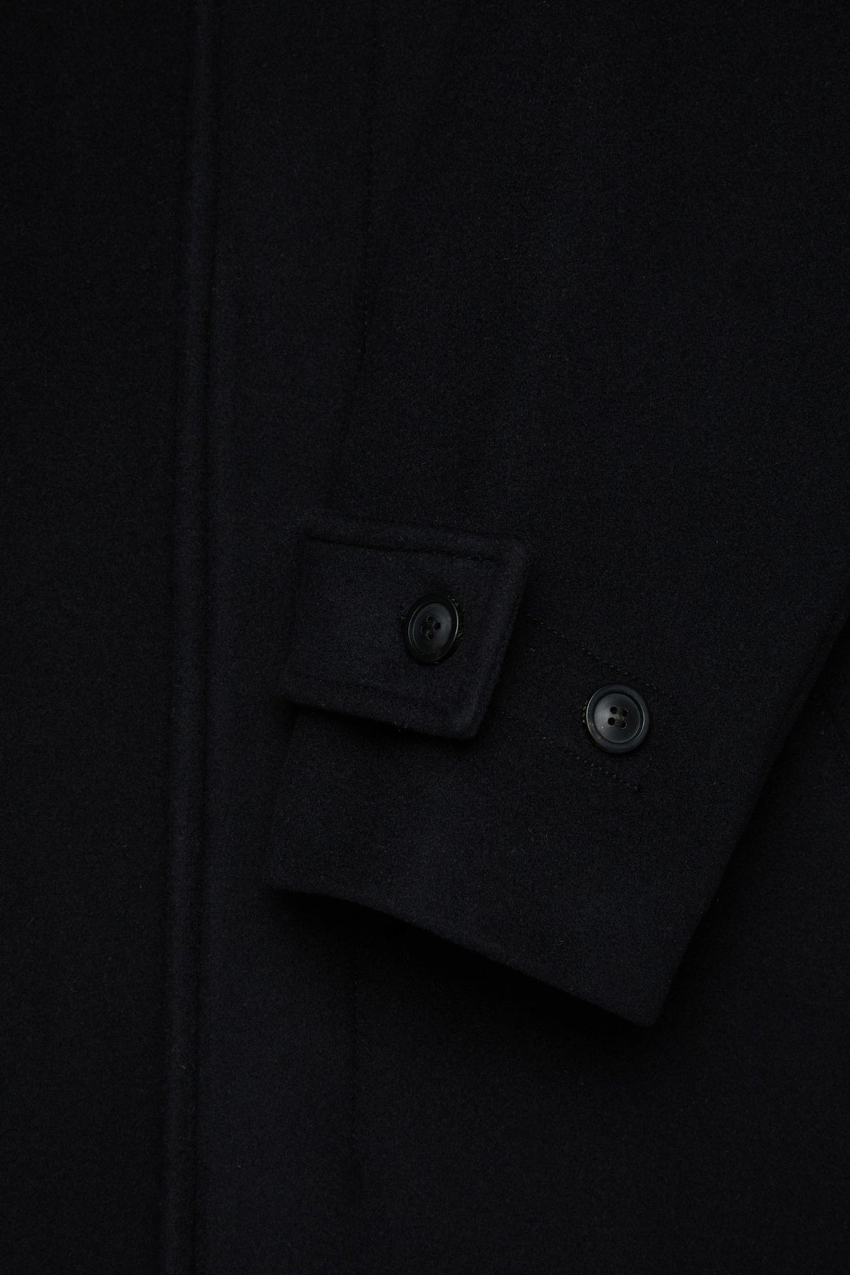 Coor - Belandi Cashmere-Blend Balmacaan Coat (Black) product image 8 | TRAB K-Fashion Australia