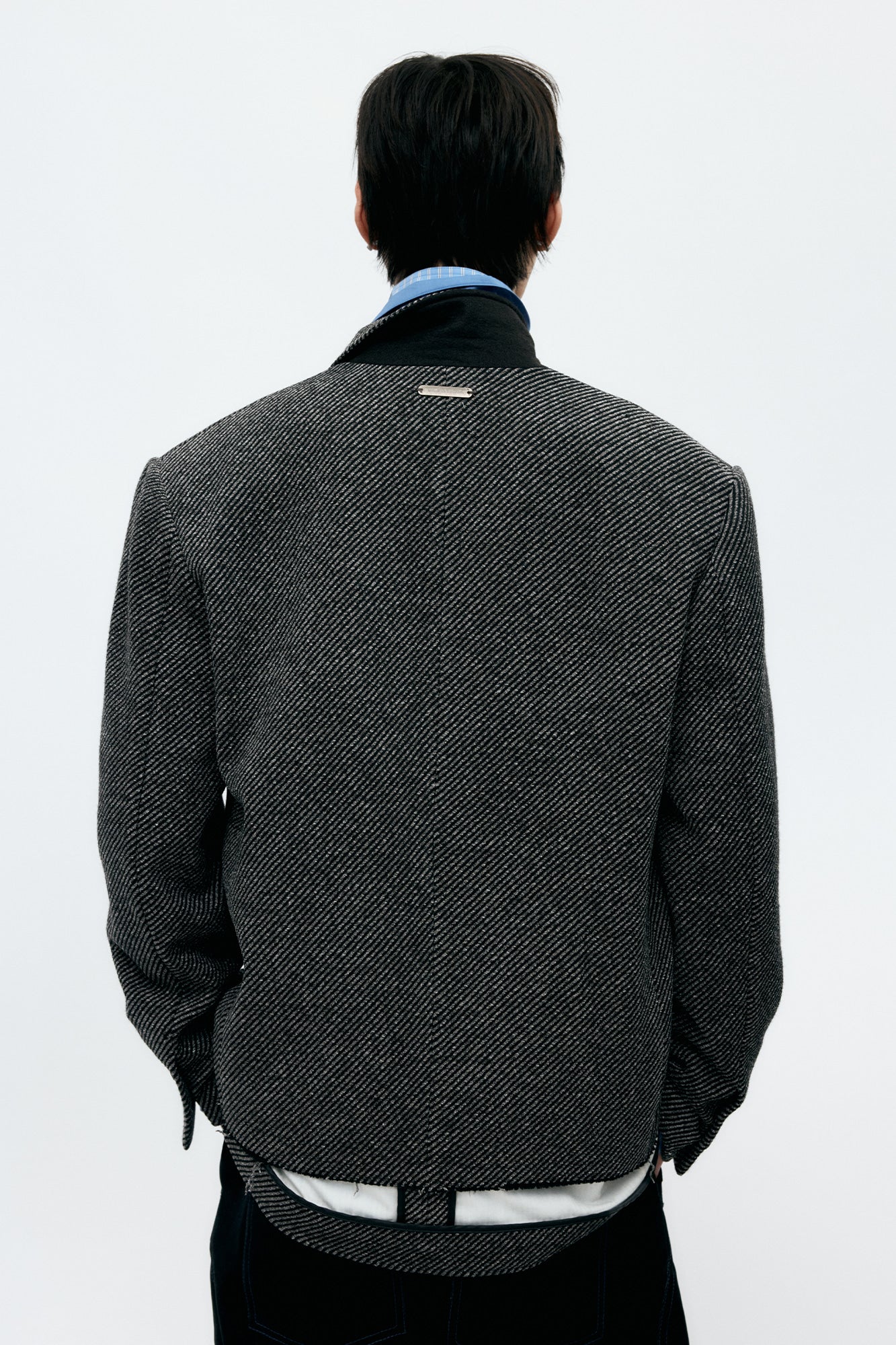Andersson Bell - Unisex Inside-Out Wool Jacket (Grey) product image 2 | TRAB K-Fashion Australia