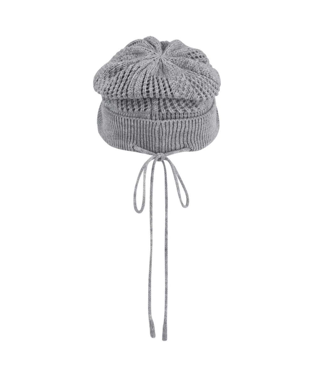 Coyseio - Coy Visor Crochet Beanie (Melange Grey) product image 9 | TRAB K-Fashion Australia