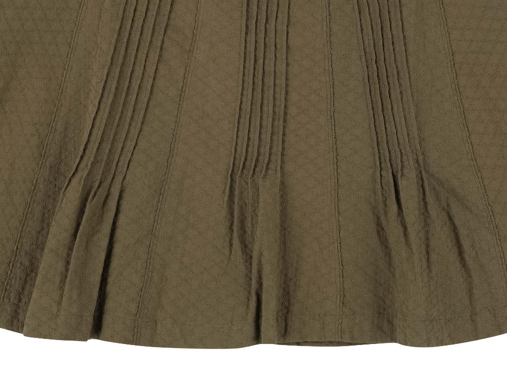 Coyseio - Flower Pintuck Skirt (Brown) product image 11 | TRAB K-Fashion Australia