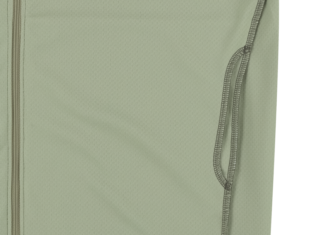 San San Gear - Overlock Mesh Zip-Up (Light Green) product image 10 | TRAB K-Fashion Australia