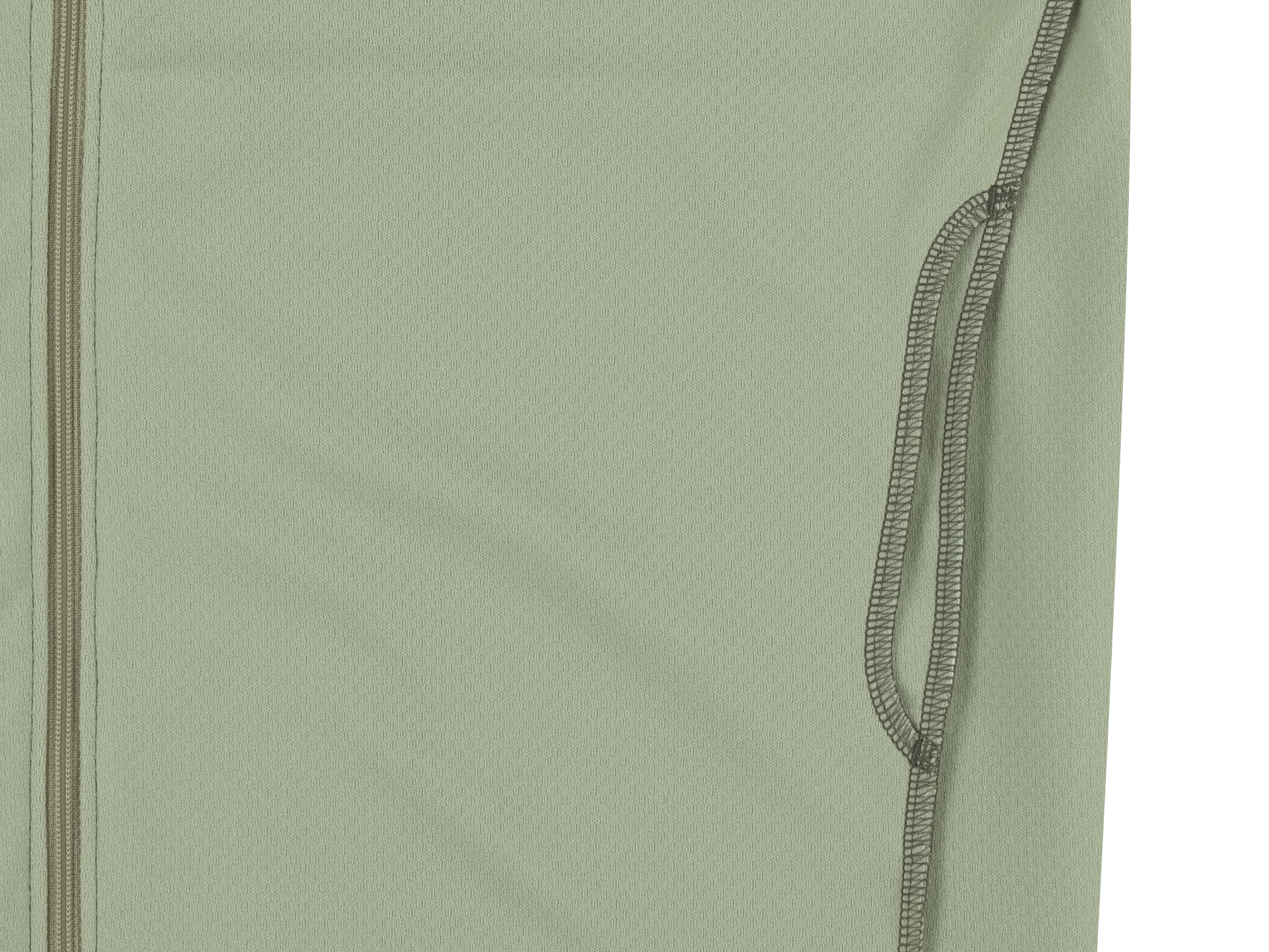 San San Gear - Overlock Mesh Zip-Up (Light Green) product image 10 | TRAB K-Fashion Australia