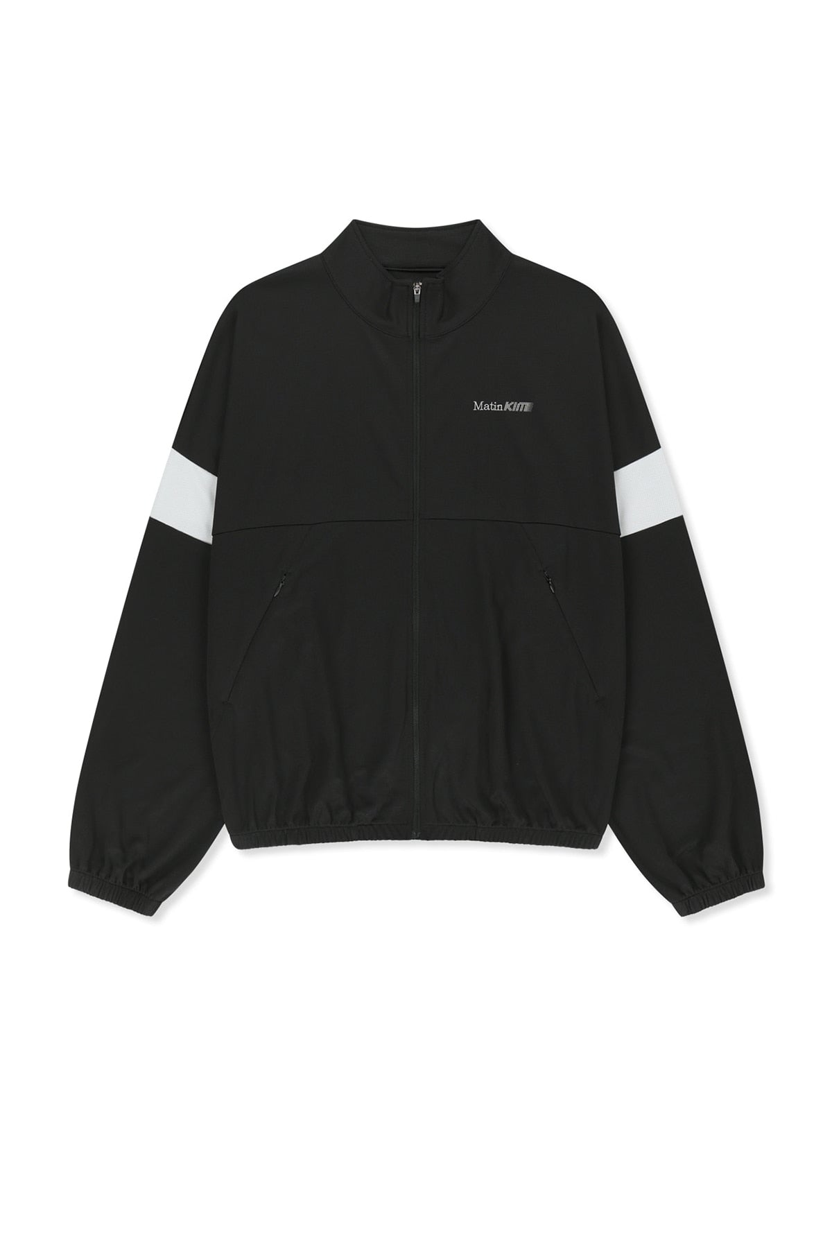 Matin Kim - Matin Pace Vortex Graffiti Zip Up (Black) product image 1 | TRAB K-Fashion Australia