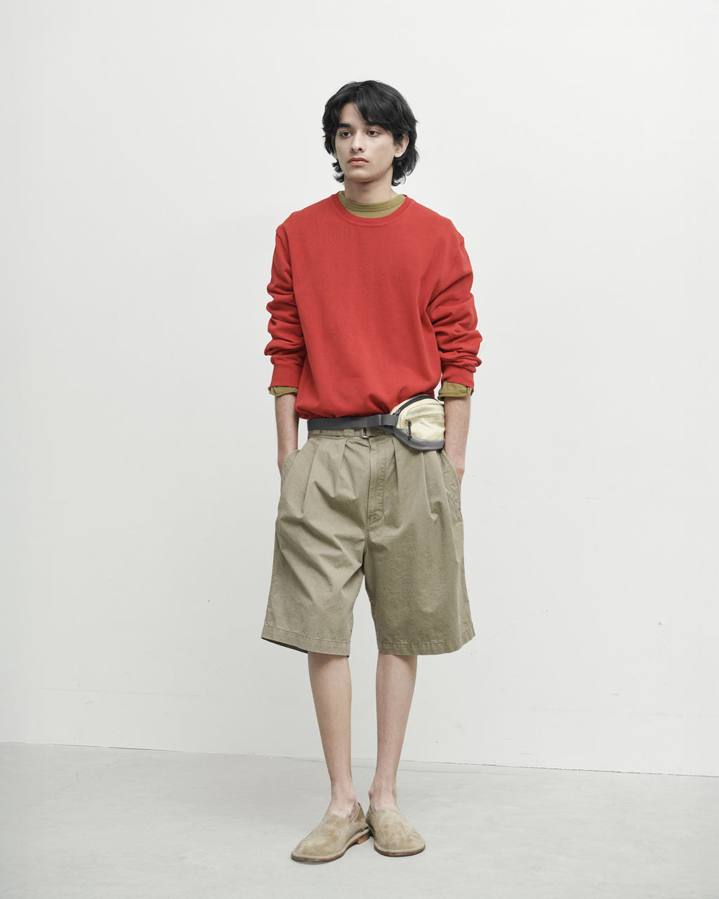 Brownyard - Washed Cotton Knit (Red) product image 1 | TRAB K-Fashion Australia