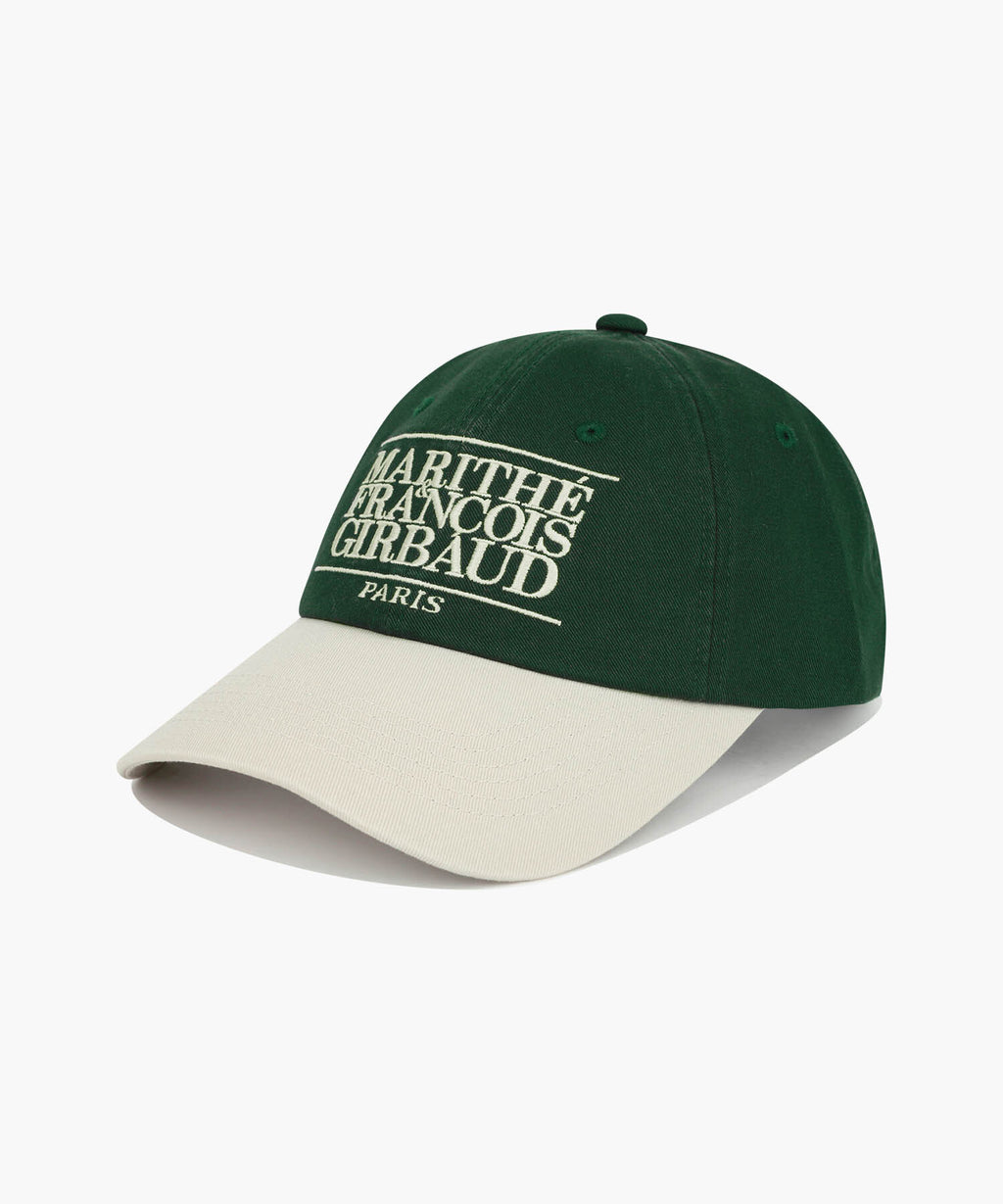 Marithe & Francois Girbaud - Classic Logo 6panel Color Block Cap (Beige) product image 1 | TRAB K-Fashion Australia