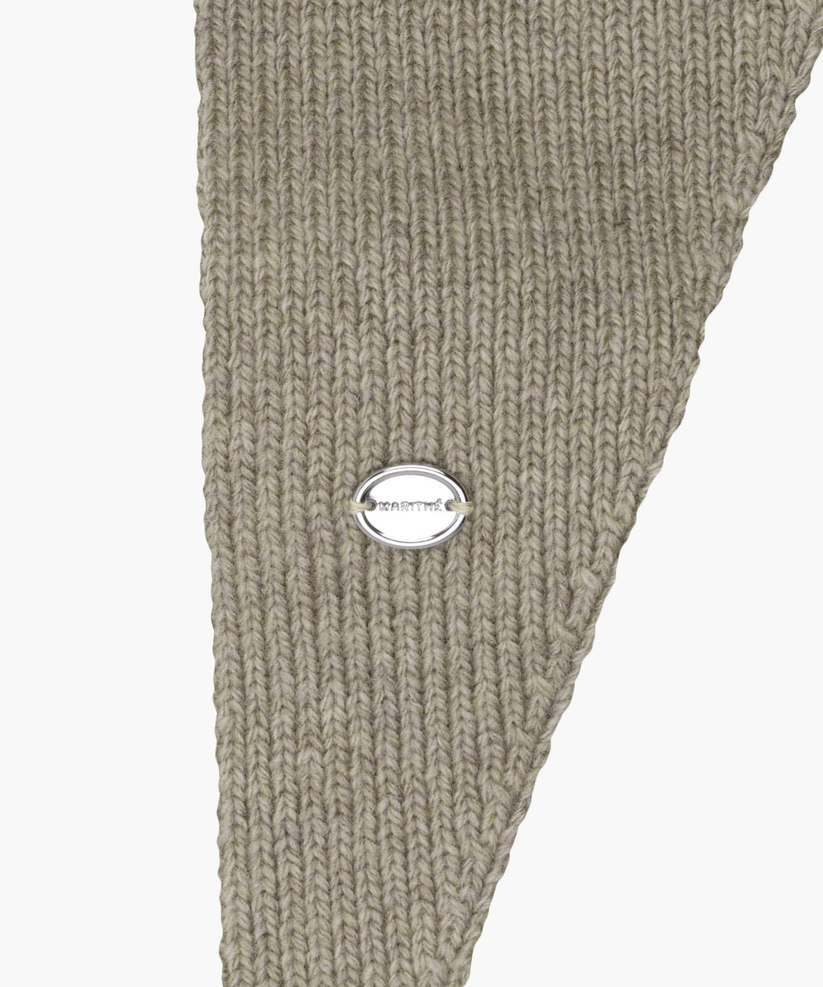Marithe & Francois Girbaud - Knit Mini Scarf (Oatmeal) product image 4 | TRAB K-Fashion Australia