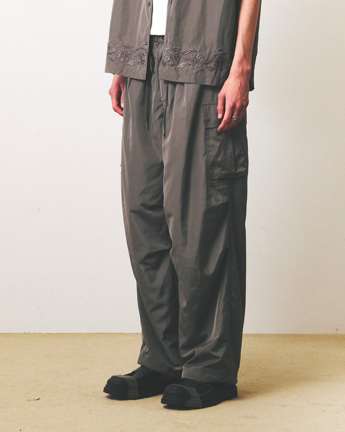 Eastlogue - Parachute Easy Pants (Sand Beige) product image 3 | TRAB K-Fashion Australia