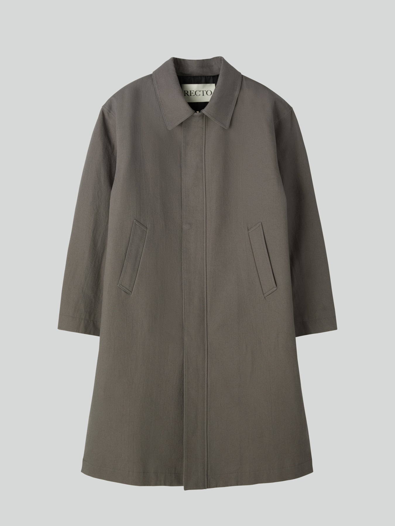 Recto - Diego Heavy Cotton Coat (Stone Grey) product image 5 | TRAB K-Fashion Australia