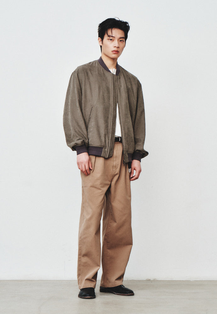 Art if acts - Vintage Cupra Blouson (Moss Grey) product image 4 | TRAB K-Fashion Australia