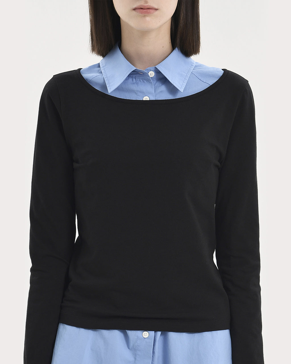 Brownyard - Scoopneck Long Sleeve (Black) product image 4 | TRAB K-Fashion Australia