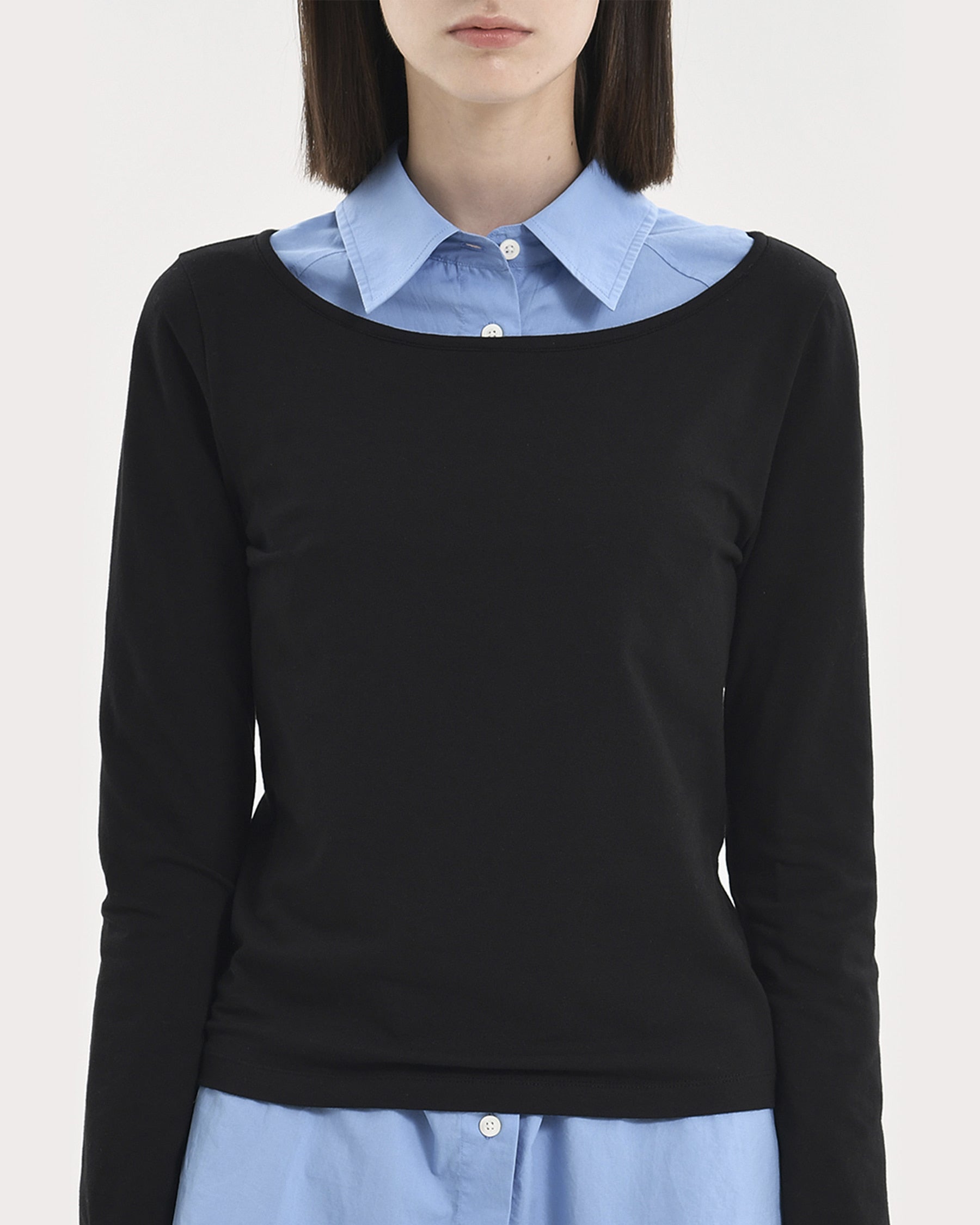 Brownyard - Scoopneck Long Sleeve (Black) product image 4 | TRAB K-Fashion Australia