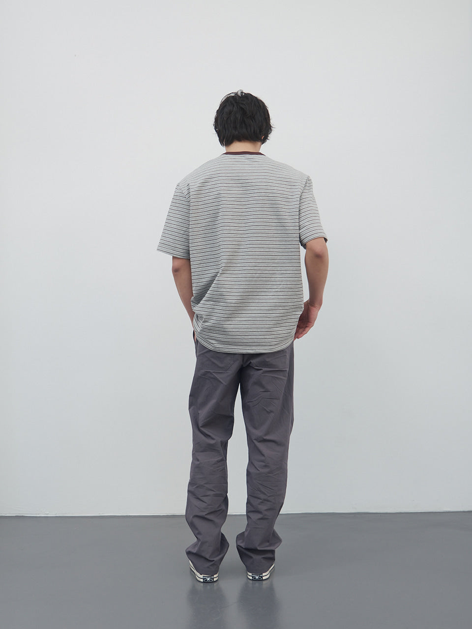 Kijun - Soft Border Tee (Melange Grey) product image 4 | TRAB K-Fashion Australia