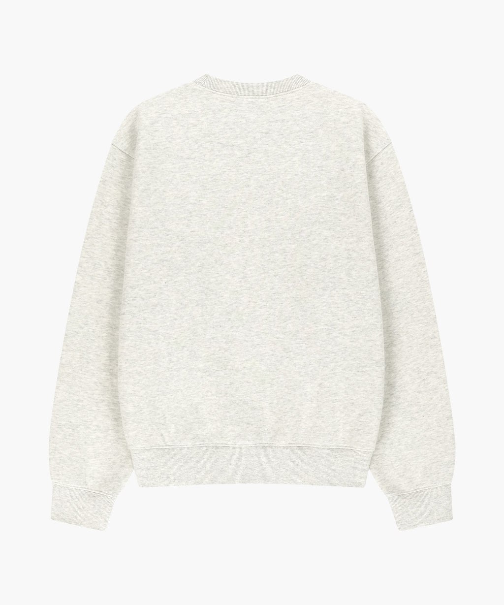 Marithe & Francois Girbaud - Small Classic Logo Oversized Sweatshirt (brushed) (Oatmeal) product image 6 | TRAB K-Fashion Australia