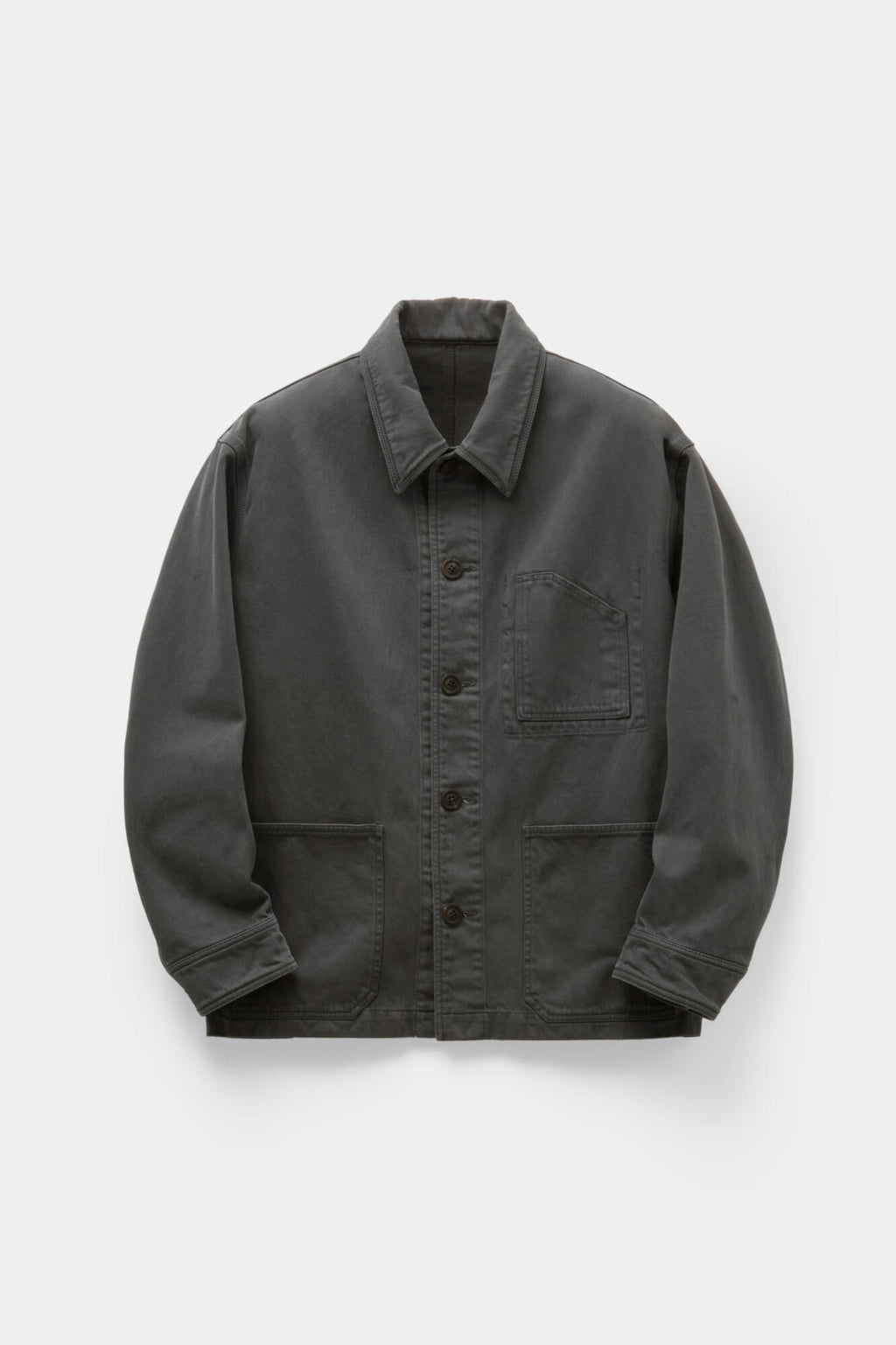 Coor - Dyed Moleskin Chore Jacket (Washed Charcoal) product image 1 | TRAB K-Fashion Australia