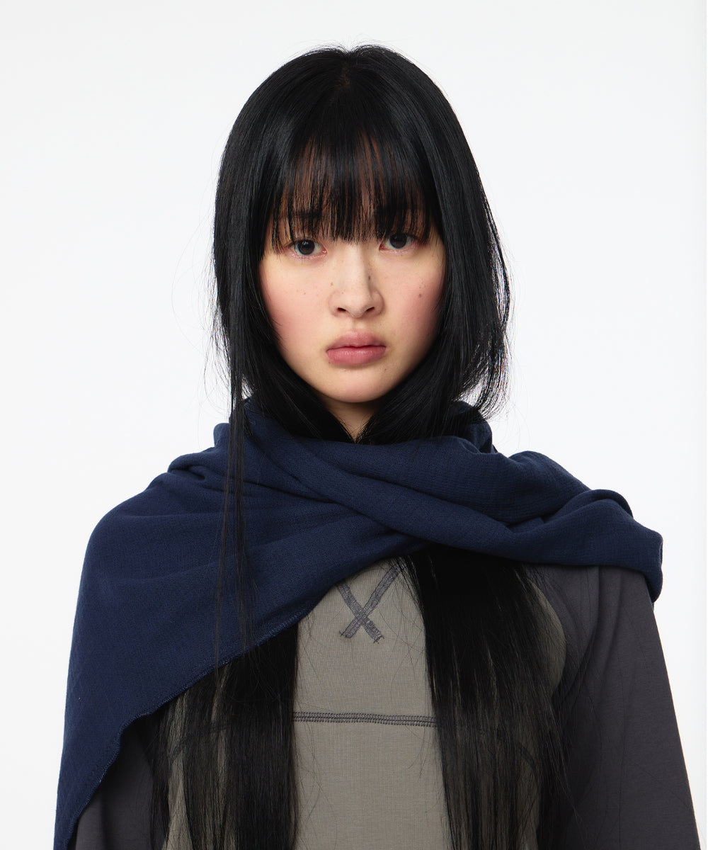 Coyseio - Two-Tone Reversible Muffler (Navy) product image 5 | TRAB K-Fashion Australia