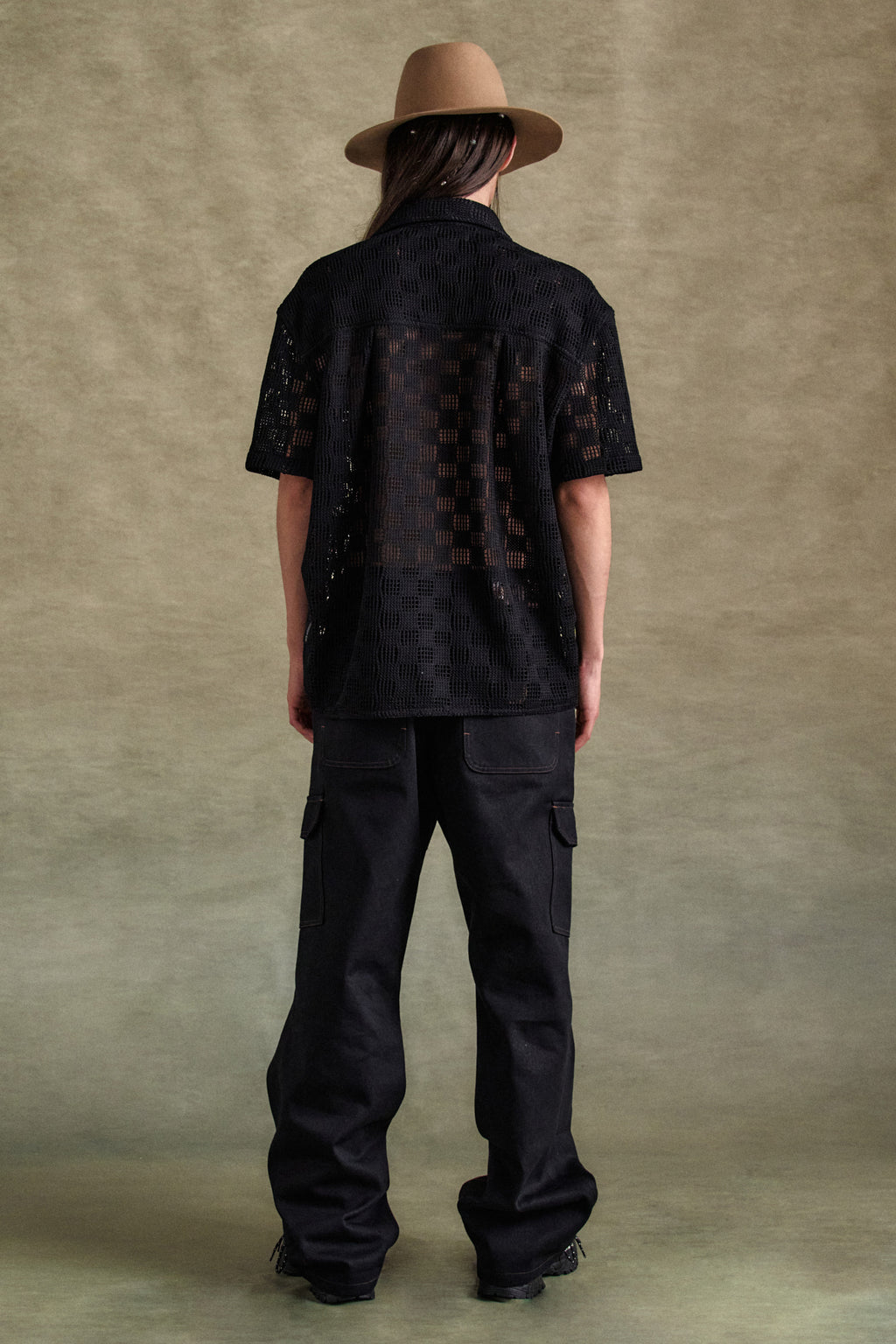 Andersson Bell - Letto Knitted Shirts (Black) product image 3 | TRAB K-Fashion Australia