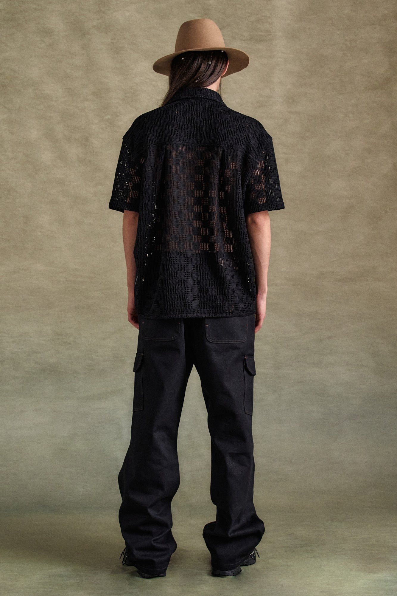 Andersson Bell - Letto Knitted Shirts (Black) product image 3 | TRAB K-Fashion Australia