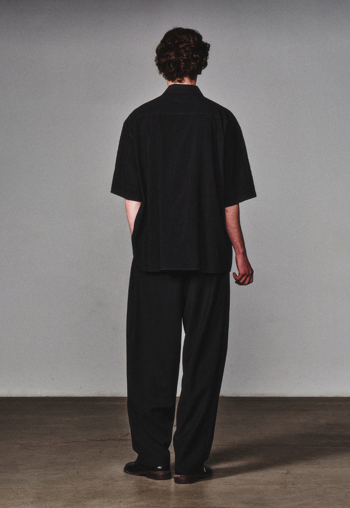 Art if acts - Garment Dyed Two Pocket Half Shirt (Faded Black) product image 3 | TRAB K-Fashion Australia