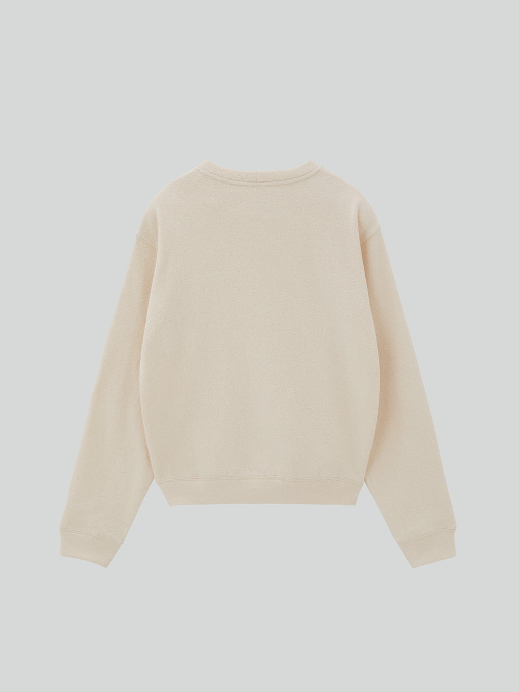 Recto - Rc Embroidered Sweatshirt (Oatmeal) product image 2 | TRAB K-Fashion Australia