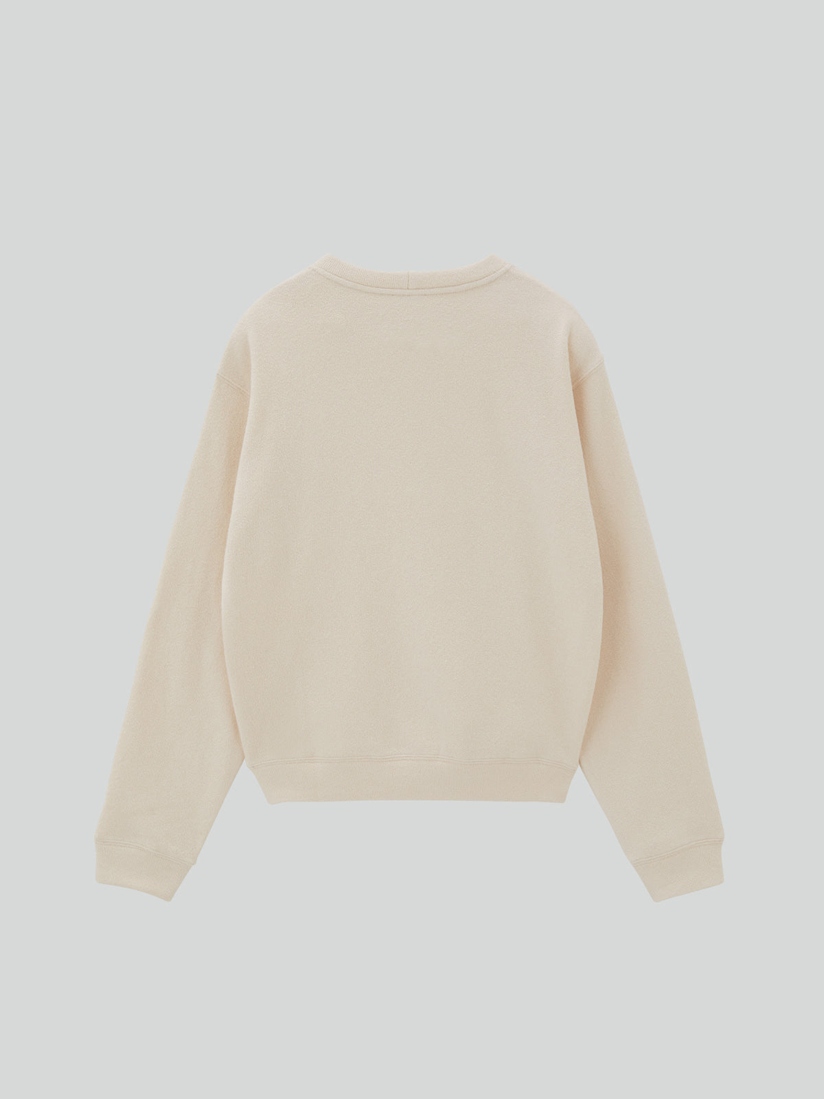 Recto - Rc Embroidered Sweatshirt (Oatmeal) product image 2 | TRAB K-Fashion Australia