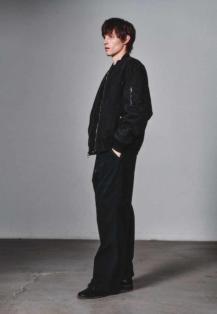 Art if acts - Garment-Dyed MA-1 (Black) product image 2 | TRAB K-Fashion Australia