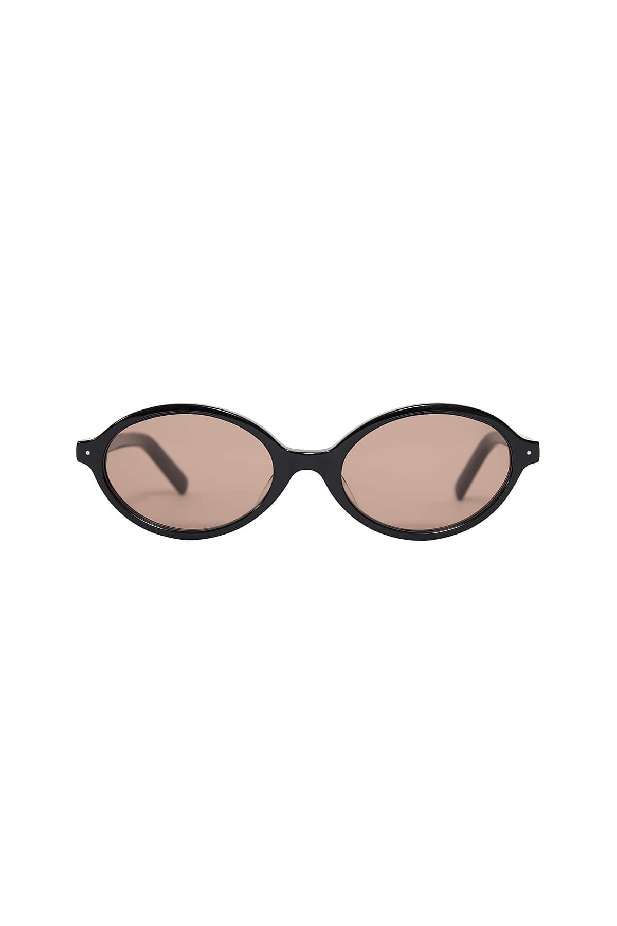 Matin Kim - Matin Narrow Round Sunglasses (Brown) product image 1 | TRAB K-Fashion Australia