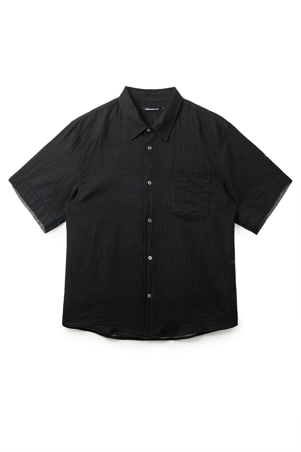 Hatchingroom - Shadow Check Shirt Glen Check (Black) product image 1 | TRAB K-Fashion Australia