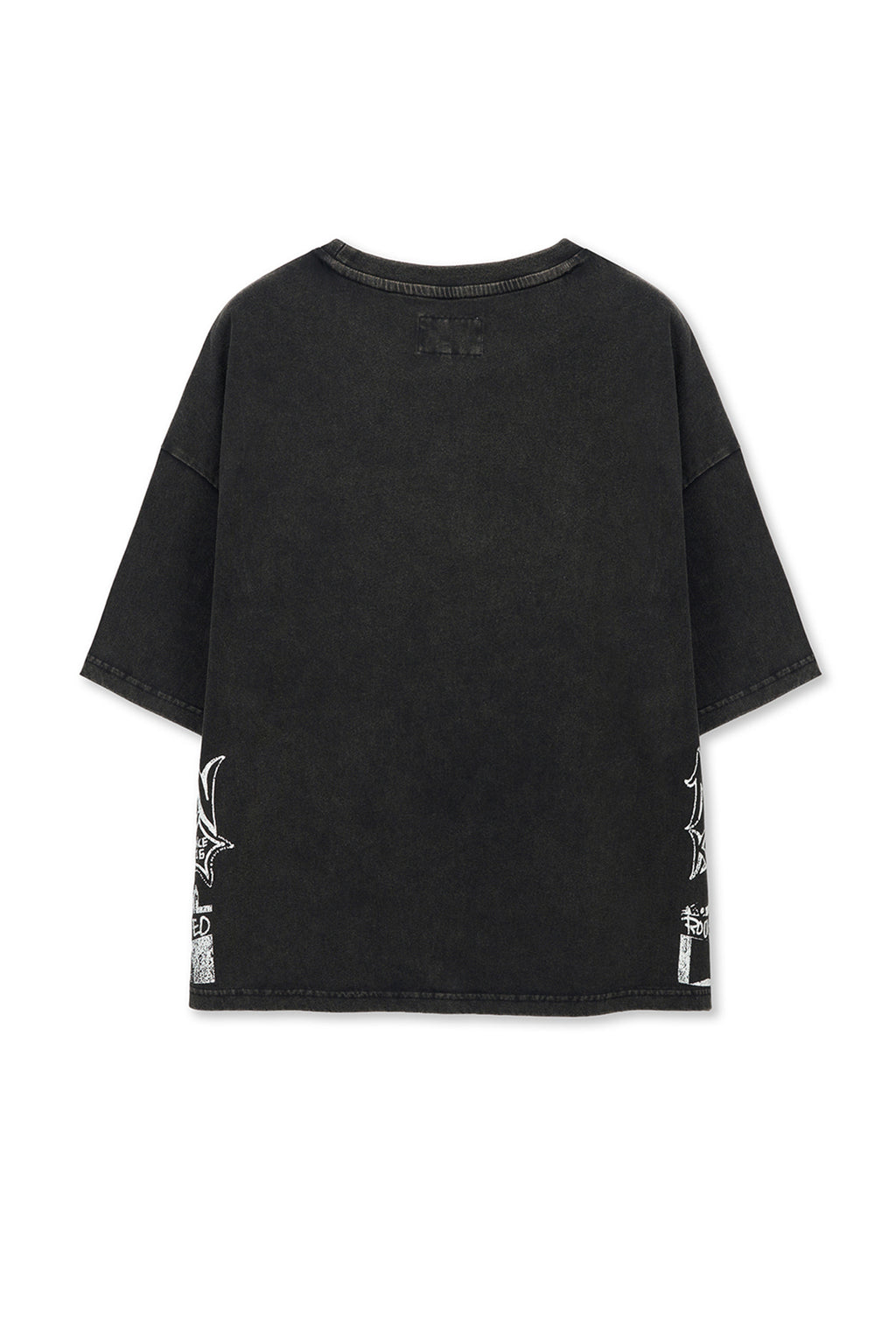 Matin Kim - Vintage Graffiti Artwork Top (Black) product image 2 | TRAB K-Fashion Australia