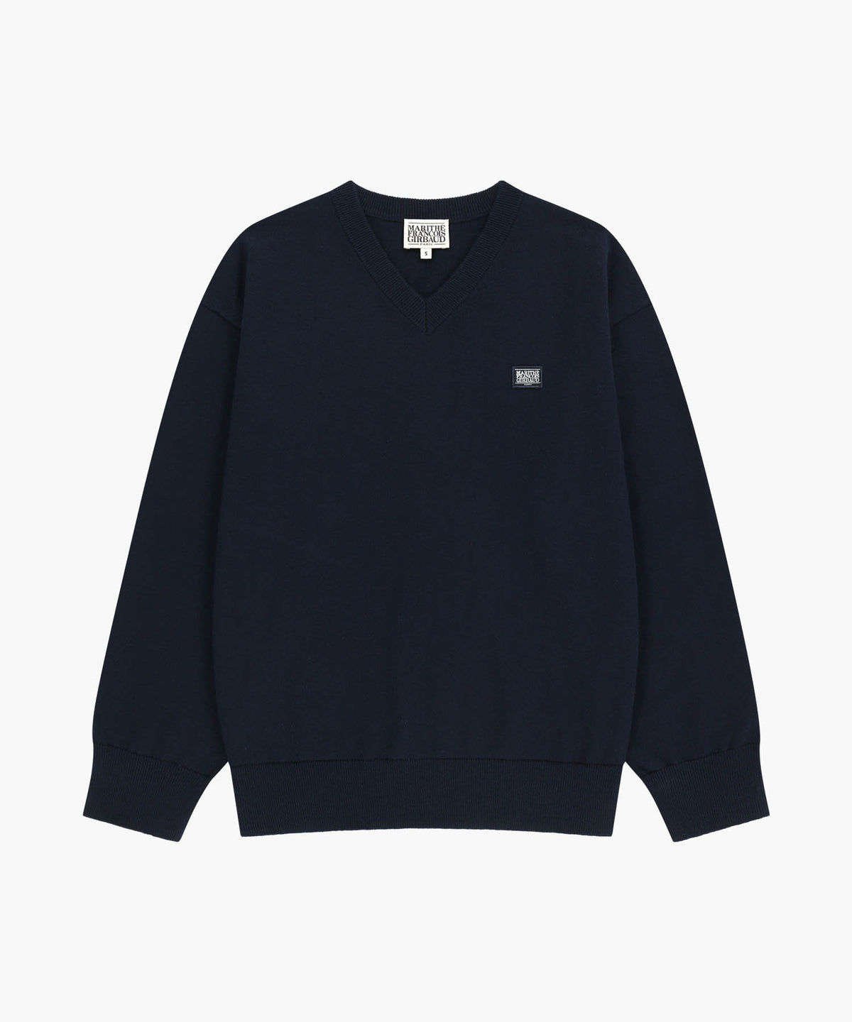Marithe & Francois Girbaud - V-neck Knit Pullover (Navy) product image 6 | TRAB K-Fashion Australia