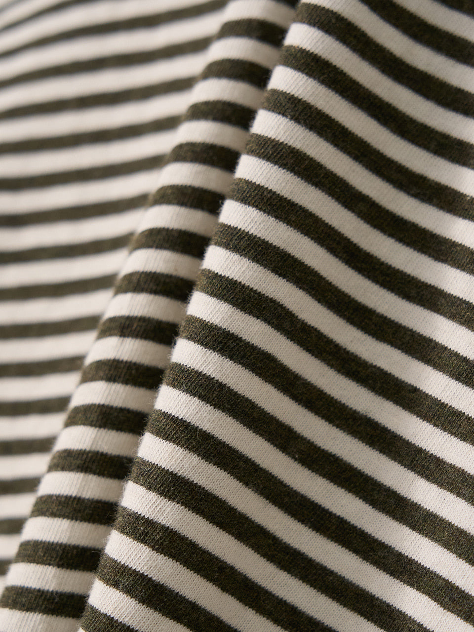 Kijun - Stripe Mid Sleeve Tee (Khaki) product image 10 | TRAB K-Fashion Australia