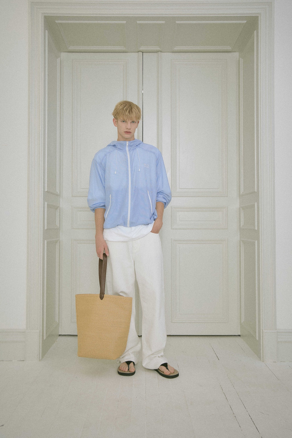 Stu - Stripe Windbreaker (Blue) product image 15 | TRAB K-Fashion Australia