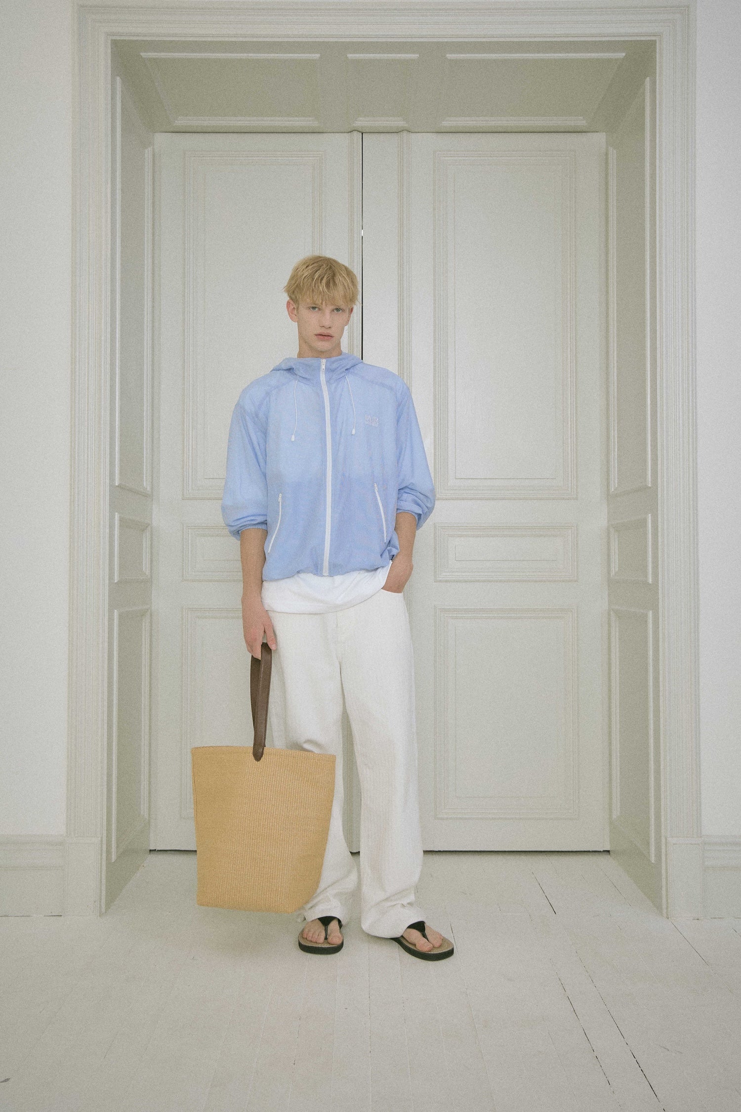 Stu - Stripe Windbreaker (Blue) product image 15 | TRAB K-Fashion Australia