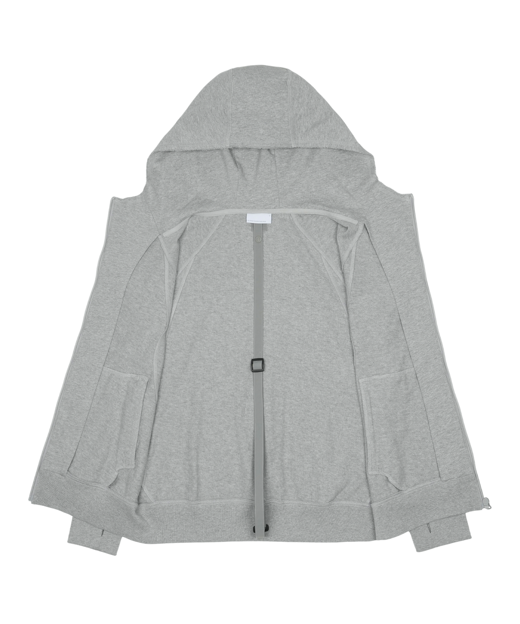 San San Gear - Sling Zip-Up Hoodie (Melange Grey) product image 7 | TRAB K-Fashion Australia