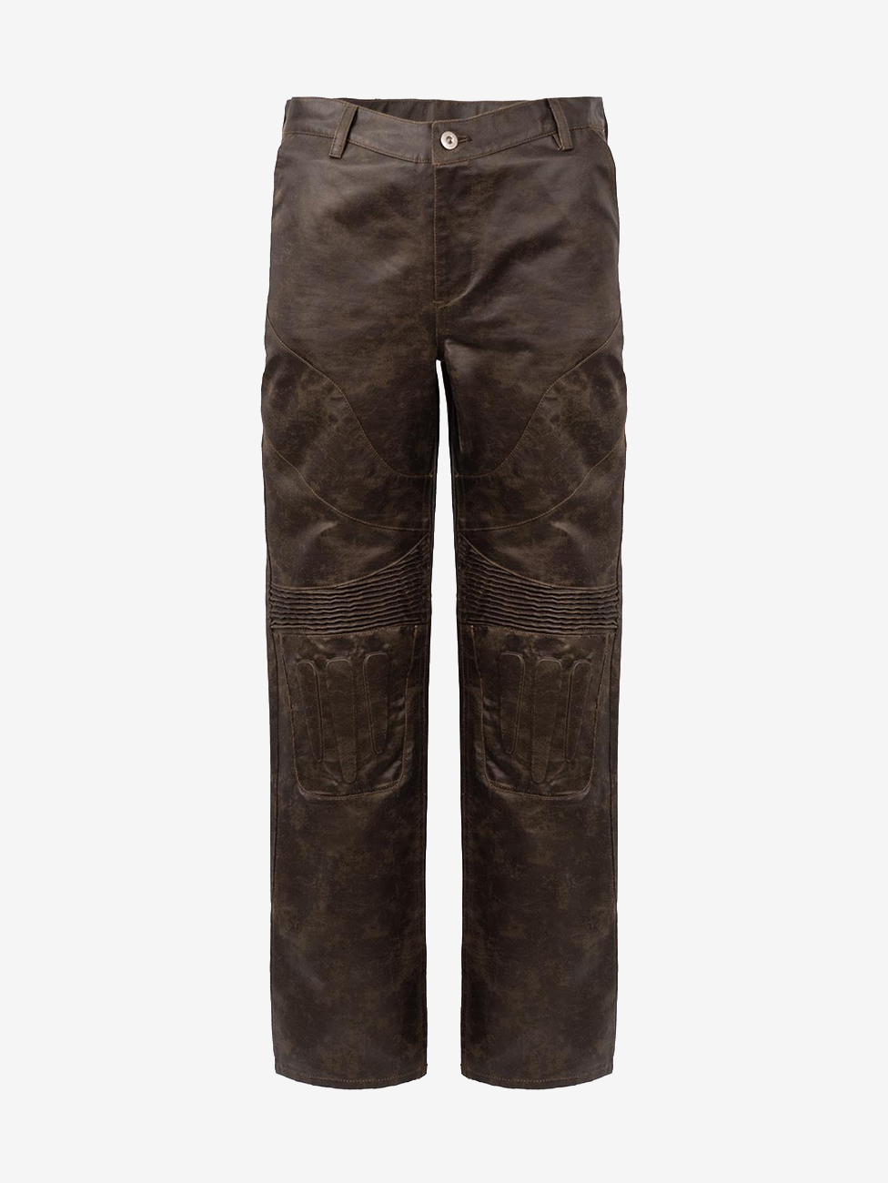 Juntae Kim - Embossed Leather Biker Pants (OC2) product image 1 | TRAB K-Fashion Australia