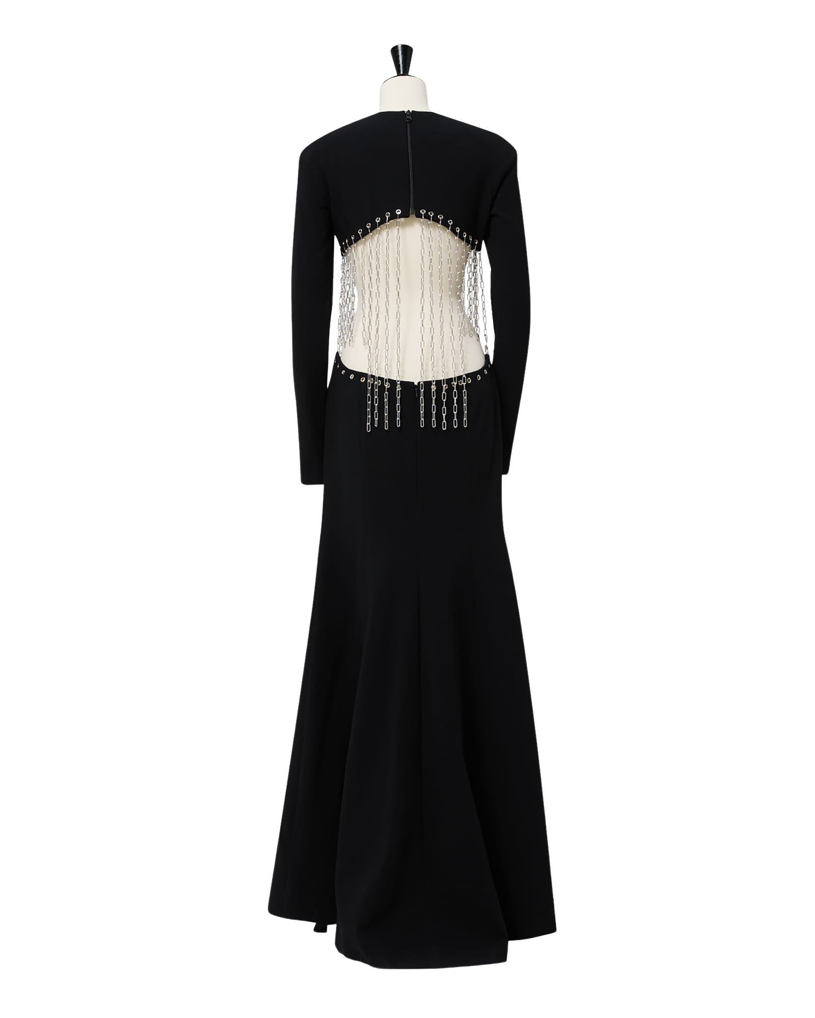 Kimhe Kim - Chain Embellished Waistless Maxi Dress (Black) product image 6 | TRAB K-Fashion Australia