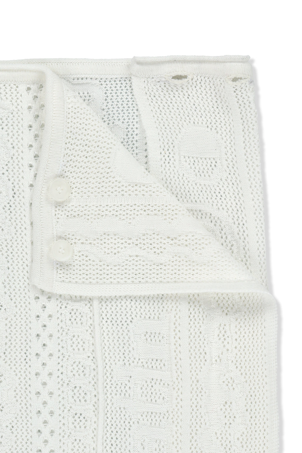 Matin Kim - Mesh Logo Wrap Mini Skirt (White) product image 3 | TRAB K-Fashion Australia