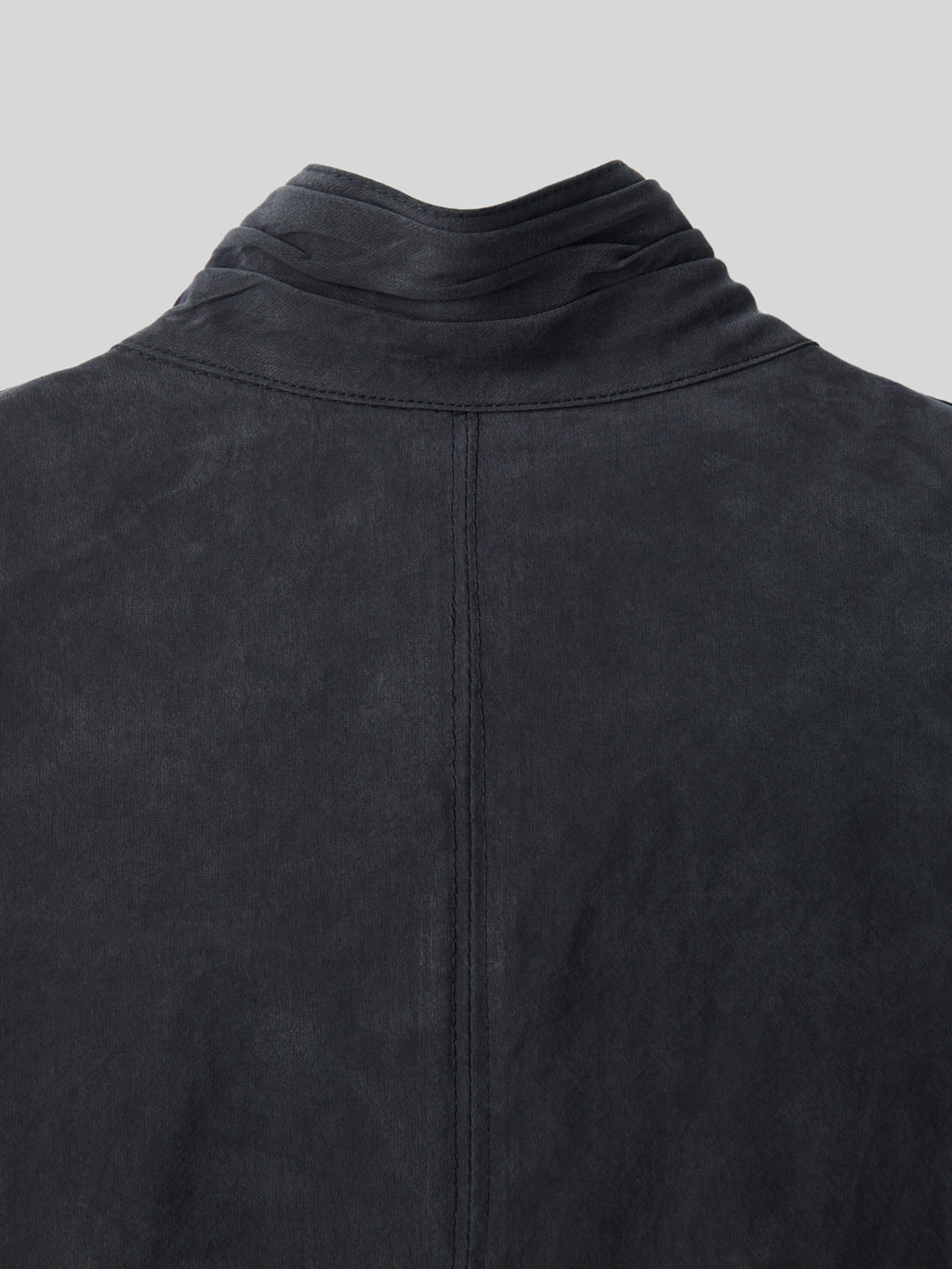Recto - Collar Detail Fluid Zip Blouse (Black) product image 9 | TRAB K-Fashion Australia
