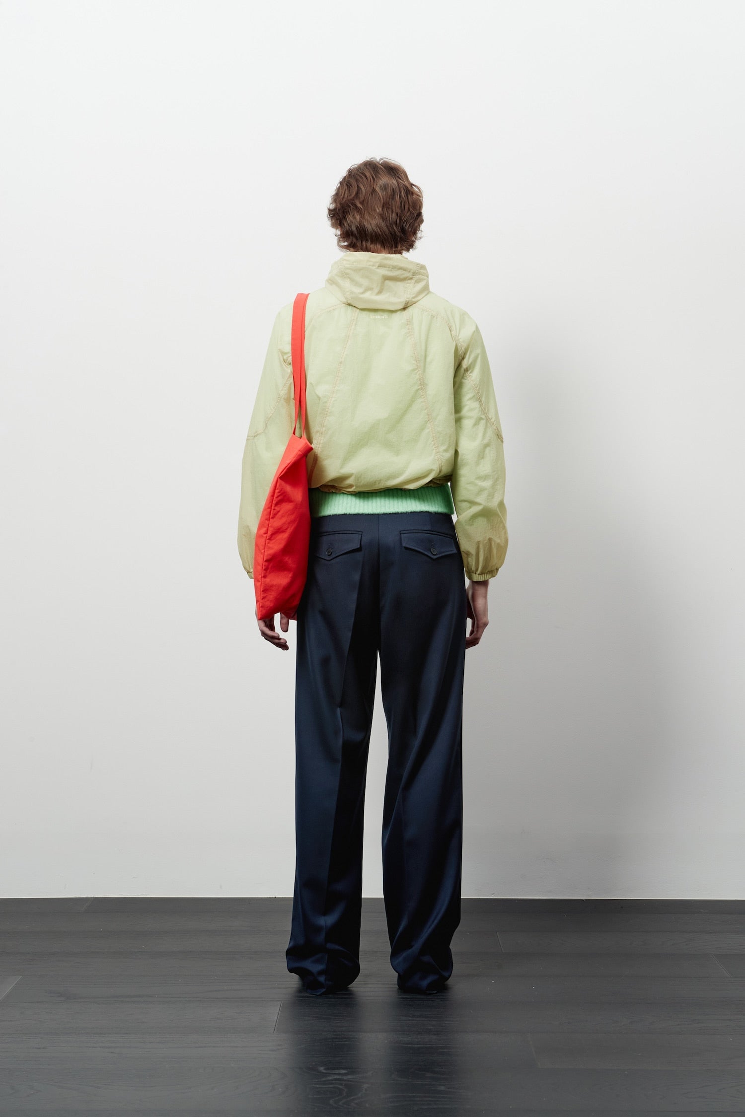 Stu - Round Cut Windbreaker (Beige) product image 3 | TRAB K-Fashion Australia