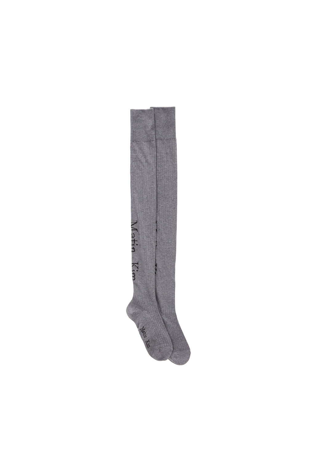 Matin Kim - Matin Over Knee Socks (Grey) product image 2 | TRAB K-Fashion Australia