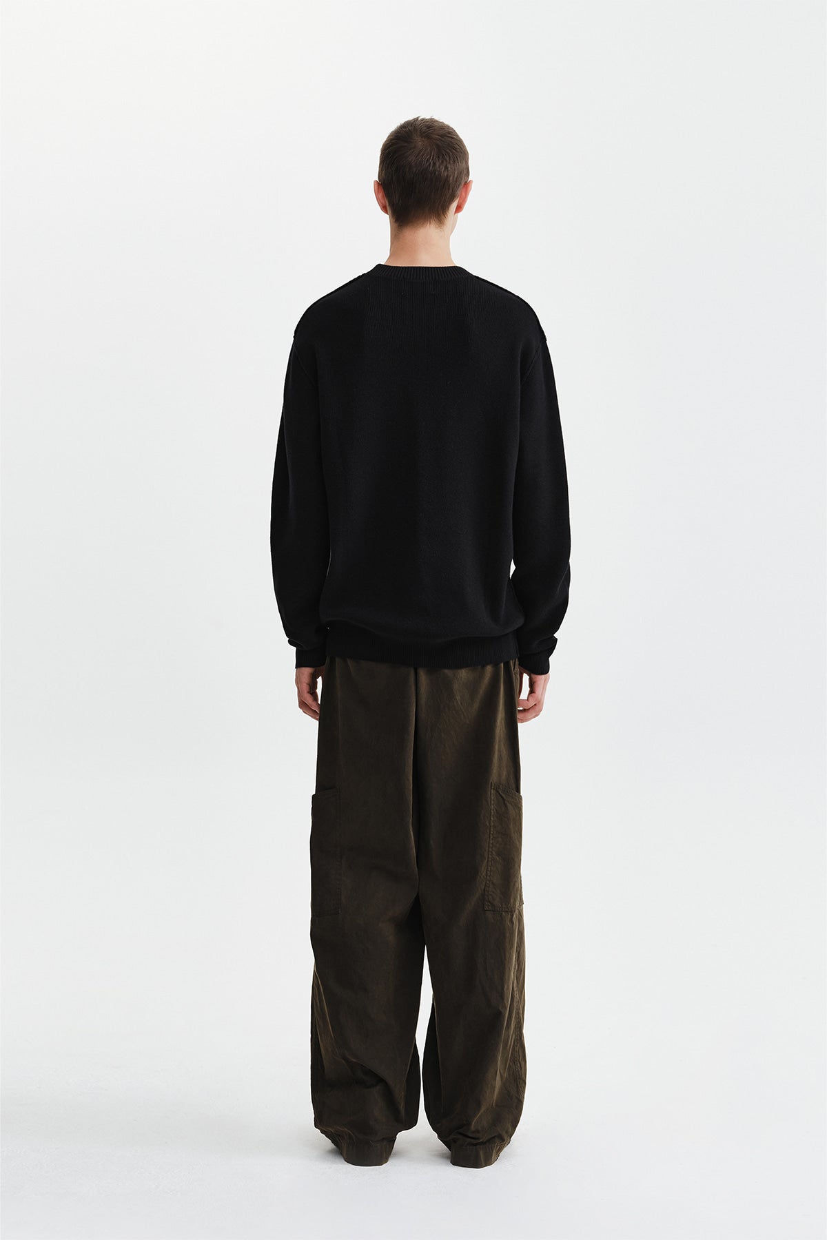 Matin Kim - Faded Wax Pants (Khaki) product image 8 | TRAB K-Fashion Australia