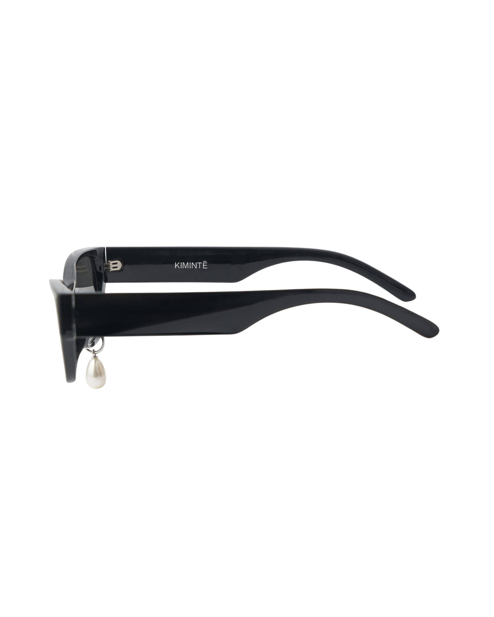 Kimhe Kim - Pearl Tear Cat-Eye Sunglasses (Black) product image 4 | TRAB K-Fashion Australia